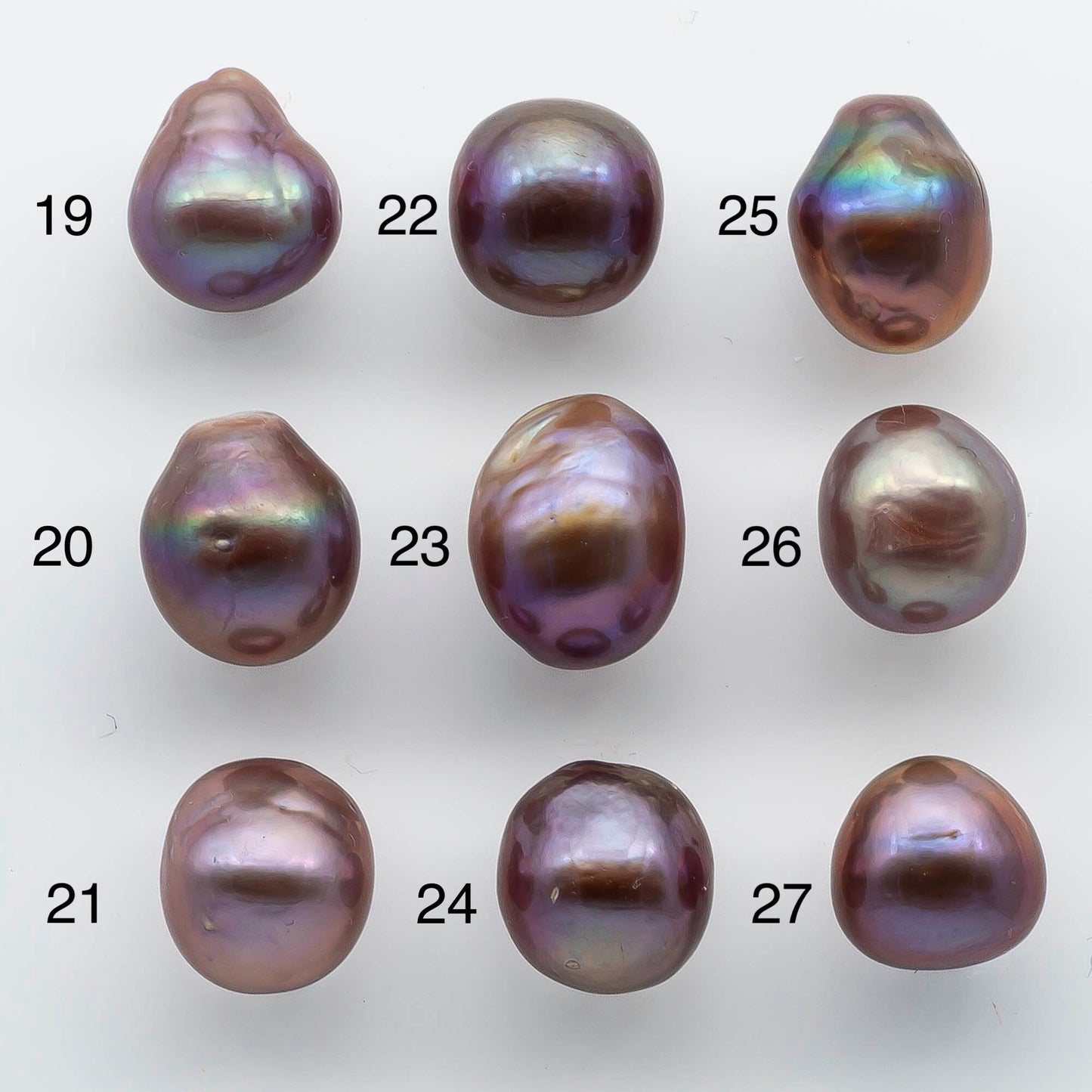 13-14mm Single Edison Pearl Undrilled Loose Piece with Extremely Nice Luster in Natural Color Freshwater Pearl Drops, SKU # 1941EP