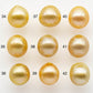 10-11mm South Sea Pearl, Gold Drop Single Piece Nondrilled with High Luster and Minor Blemishes for Jewelry Making, SKU # 1988GS