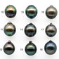 12-13mm Tahitian Pearl Baroque Teardrop Shape in Undrilled Loose Single Piece High Luster and Natural Color with Blemishes, SKU # 2004TH