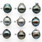 12-13mm Tahitian Pearl Baroque Drops in Natural Color and High Luster, Undrilled Loose Single Piece, SKU #2007TH