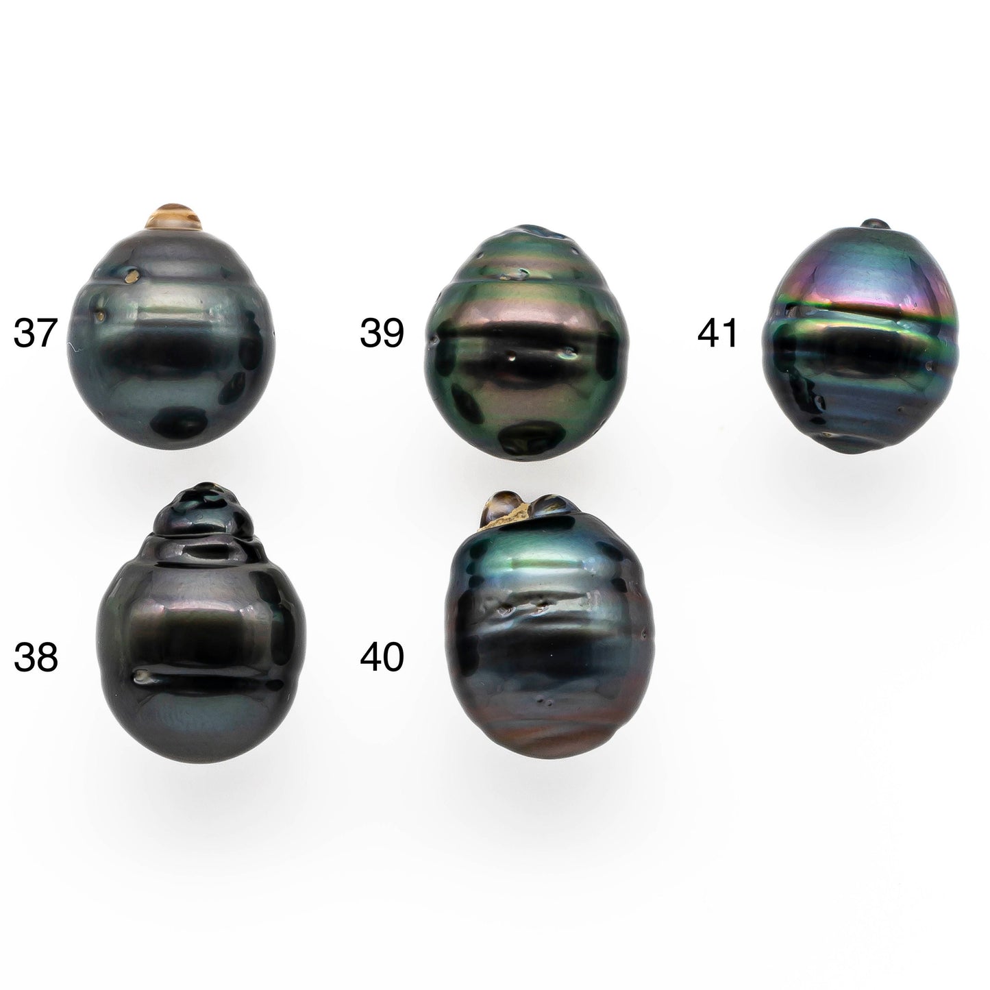 12-13mm Tahitian Pearl Drop with High Luster and Natural Color with Minor Blemishes, Loose Single Piece Undrilled, SKU #2008TH