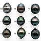 13-14mm Undrilled Drop Tahitian Pearl in High Luster and Natural Color with Minor Blemishes, Loose Single Piece, SKU # 2011TH