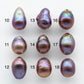 10-11mm Edison Pearl Single Piece Drops with Very Nice Luster Undrilled Loose Freshwater Pearl with Natural Colors, SKU # 1923EP