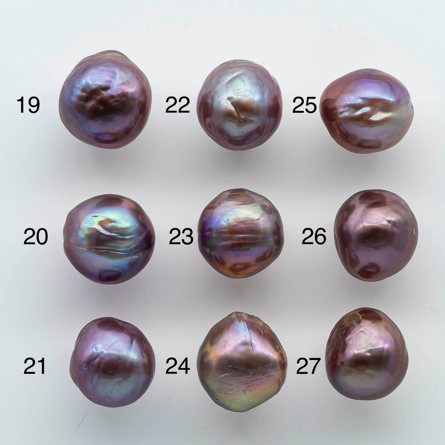 11-12mm Single Edison Pearl Undrilled Loose Piece with Extremely Nice Luster in Natural Color Freshwater Pearl Drops, SKU # 1928EP