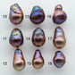 11-12mm Edison Pearl  Drop with Amazing Iridescence Luster and All Natural Colors, Undrilled or Large Hole, SKU # 1929EP