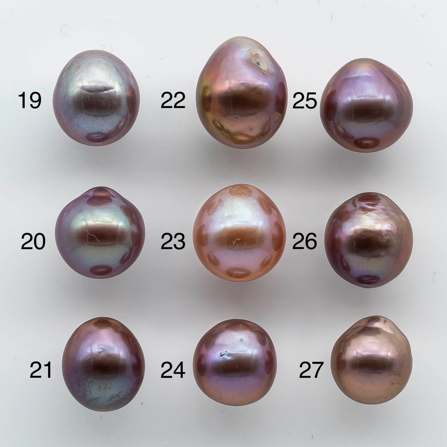 11-12mm Single Edison Pearl Undrilled Loose Piece with Extremely Nice Luster in Natural Color Freshwater Pearl Drops, SKU # 1934EP