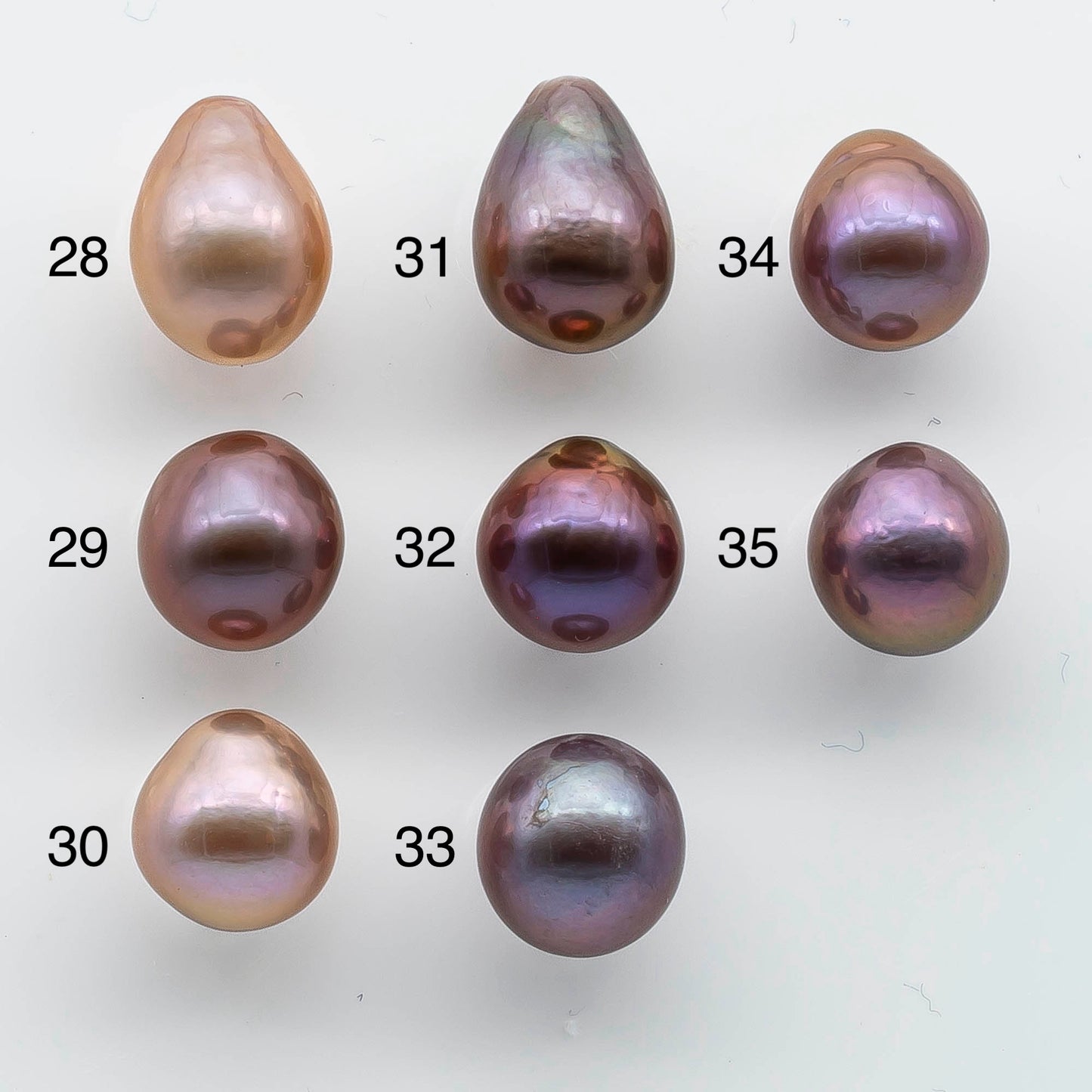 11-12mm Single Edison Pearl Undrilled Loose Piece with Extremely Nice Luster in Natural Color Freshwater Pearl Drops, SKU # 1936EP