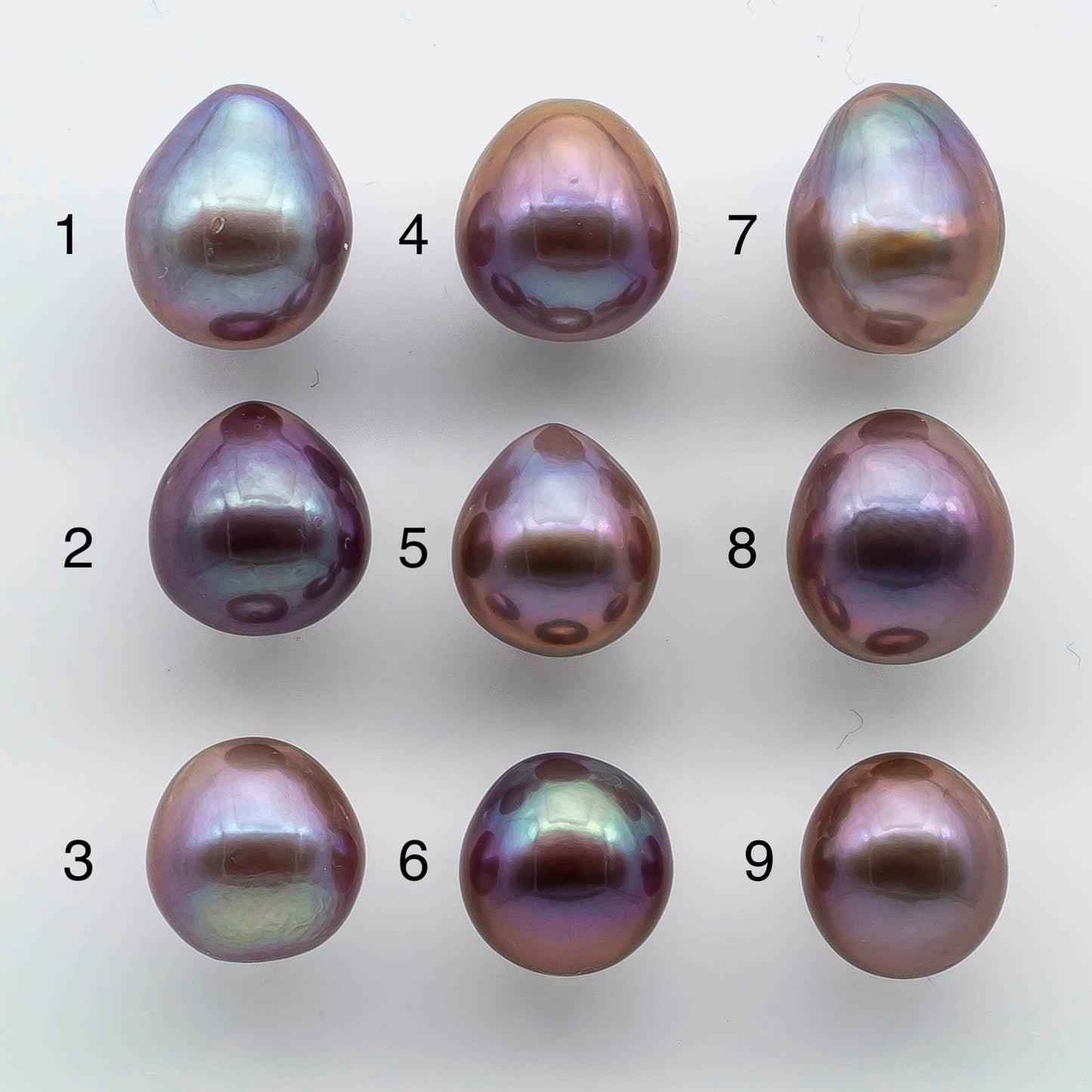 11-12mm Single Edison Pearl Undrilled Loose Piece with Extremely Nice Luster in Natural Color Freshwater Pearl Drops, SKU # 1938EP