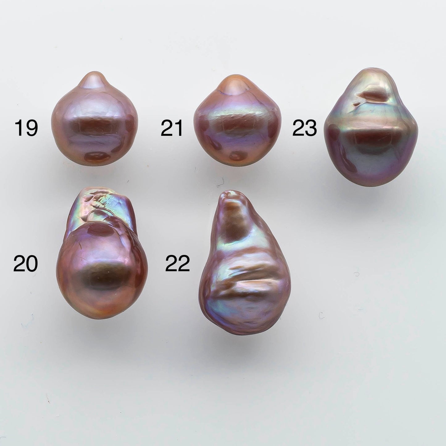 12-13mm Single Edison Pearl Undrilled Loose Piece with Extremely Nice Luster in Natural Color Freshwater Pearl Drops, SKU # 1939EP