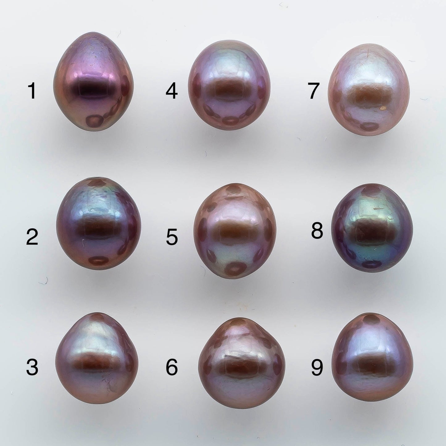 12-13mm Single Edison Pearl Undrilled Loose Piece with Extremely Nice Luster in Natural Color Freshwater Pearl Drops, SKU # 1946EP