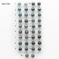 9-10mm Matching Pair Gorgeous Tahitian Pearl Near Round in Amazing Luster, Undrilled for Making Earring, SKU # 2036TH