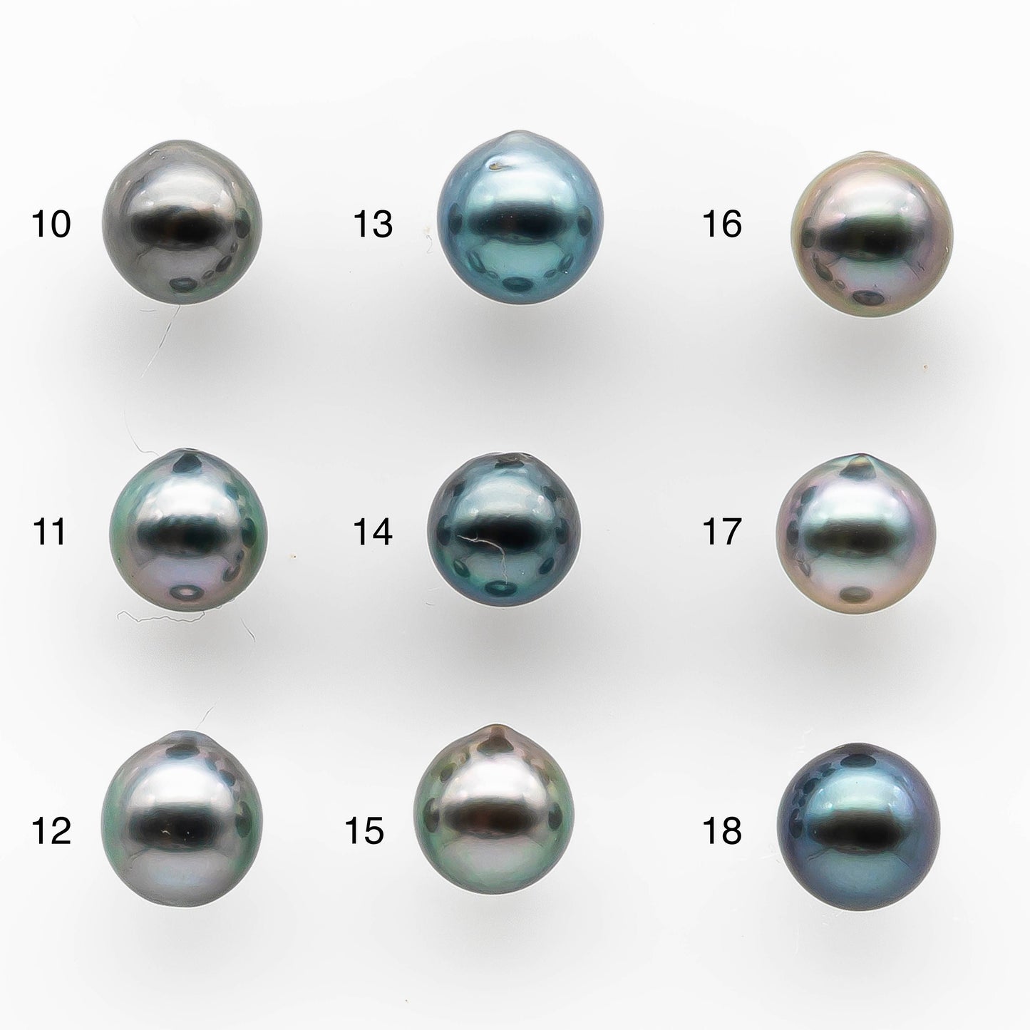 8-9mm High Quality Tahitian Pearl in Natural Color and Very Nice Luster, Single Piece Loose Undrilled for Making Jewelry SKU # 2042TH