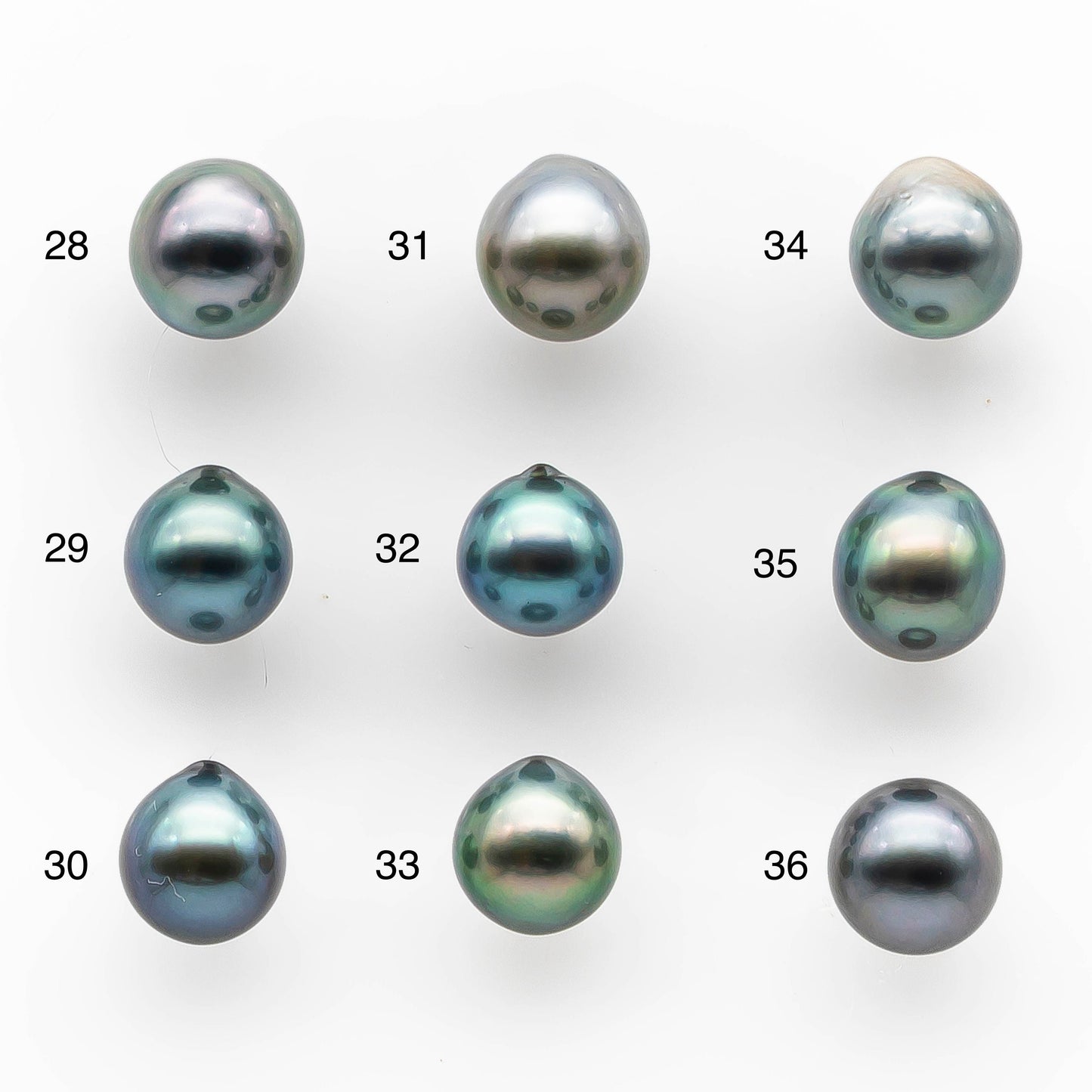 8-9mm High Quality Tahitian Pearl in Natural Color and Very Nice Luster, Single Piece Loose Undrilled for Making Jewelry SKU # 2042TH