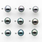 8-9mm Tahitian Pearl Drop with High Luster and Natural Color, Loose Single Piece Undrilled, SKU # 2044TH