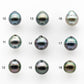 8-9mm Tahitian Pearl Drop with High Luster and Natural Color with Minor Blemishes, Loose Single Piece Undrilled, SKU # 2046TH