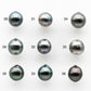 8-9mm Tahitian Pearl Drop with High Luster and Natural Color with Minor Blemishes, Loose Single Piece Undrilled, SKU # 2046TH