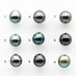 8-9mm Tahitian Pearl Drop with High Luster and Natural Color with Minor Blemishes, Loose Single Piece Undrilled, SKU # 2046TH