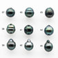 8-9mm Tahitian Pearl in Natural Color and High Luster, Undrilled Loose Single Piece, SKU # 2049TH