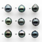 9-10mm Undrilled Drop Tahitian Pearl in High Luster and Natural Color with Minor Blemishes, Loose Single Piece, SKU # 2055TH