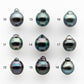 8-9mm Tahitian Pearl Drop with High Luster and Natural Color with Minor Blemishes, Loose Single Piece Undrilled, SKU # 2056TH