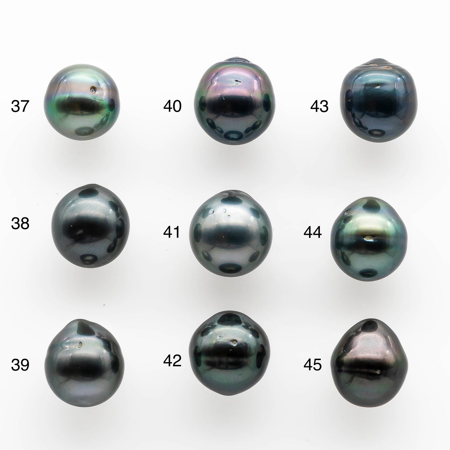 10-11mm Tahitian Pearl Drop with High Luster and Natural Color with Minor Blemishes, Loose Single Piece Undrilled, SKU # 2058TH