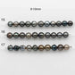 8-10mm Tahitian Pearl in Short Strand with All Natural Color with High Luster for Jewelry Making, SKU# 2061TH