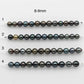 8-10mm Tahitian Pearl in Short Strand with All Natural Color with High Luster for Jewelry Making, SKU# 2061TH