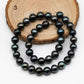 10-11mm Round Tahitian Pearl in Full Strand with Natural Color and High Luster, For Jewelry Making, SKU # 2062TH