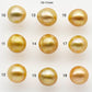 10-12mm Gold South Sea Pearl Drops Undrilled for Jewelry Making, Natural Gold Color Saltwater Pearl, SKU#1992GS