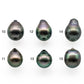 11-12mm Tahitian Pearl Baroque Drops in Natural Color and High Luster, Undrilled Loose Single Piece, SKU # 1998TH