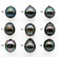 12-13mm Tahitian Pearl Drop with High Luster and Natural Color with Minor Blemishes, Loose Single Piece Undrilled, SKU # 2005TH