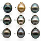 13-14mm Tahitian Pearl Baroque Drops in Natural Color and High Luster, Undrilled Loose Single Piece, SKU #2010TH