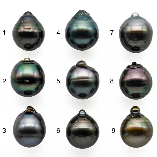 13-14mm Tahitian Pearl Drop with High Luster and Natural Color with Minor Blemishes, Loose Single Piece Undrilled, SKU # 2012TH