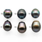 14-15mm High Quality Tahitian Pearl Drop in Natural Color and Very Nice Luster, Single Piece Loose Undrilled, SKU # 2015TH