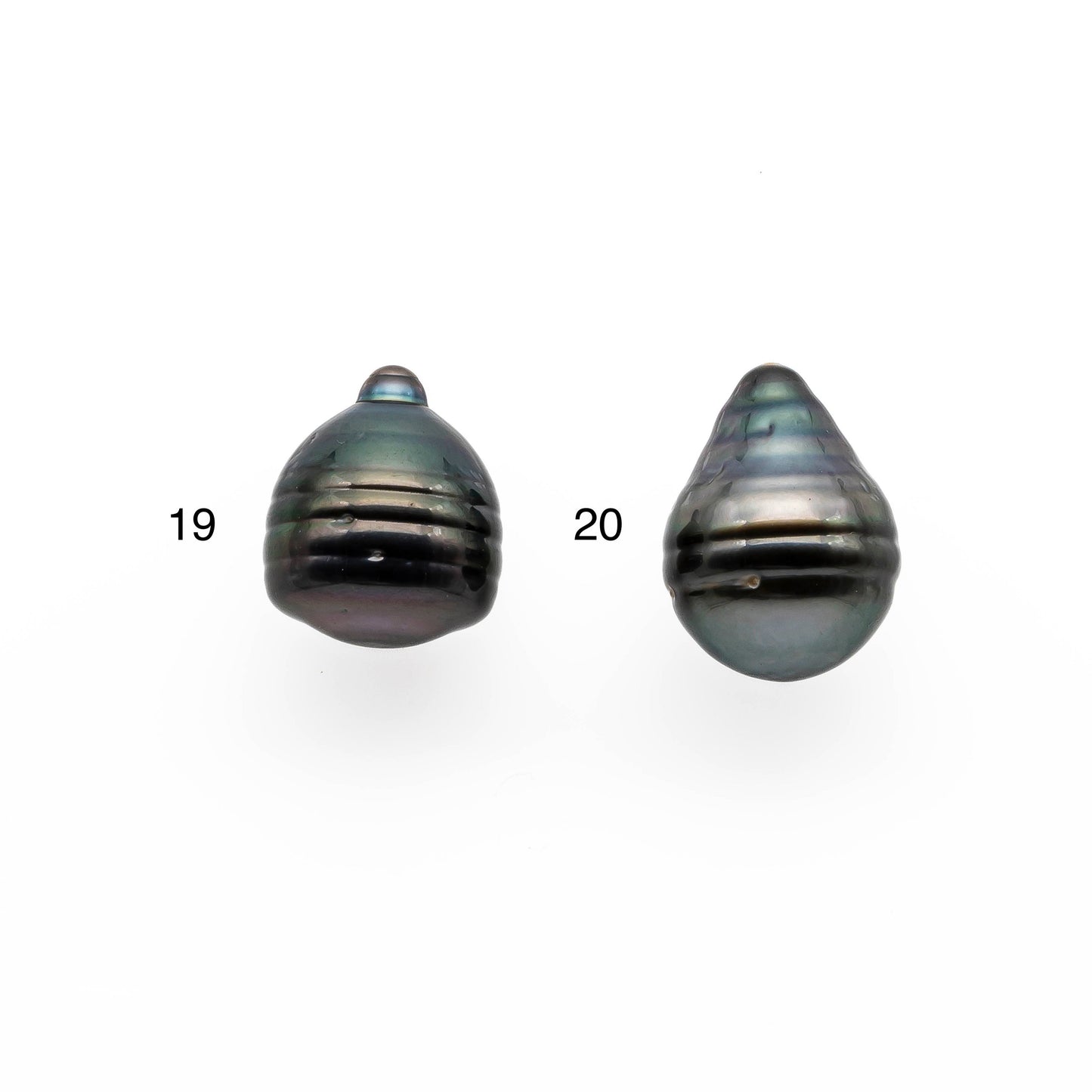 14-15mm Tahitian Pearl Drop with High Luster and Natural Color with Minor Blemishes, Loose Single Piece Undrilled, SKU # 2017TH