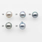 9-10mm High Quality Tahitian Pearl in Silver Blue or Gray Natural Color and Very Nice Luster, Single Piece Loose Undrilled, SKU # 2073TH