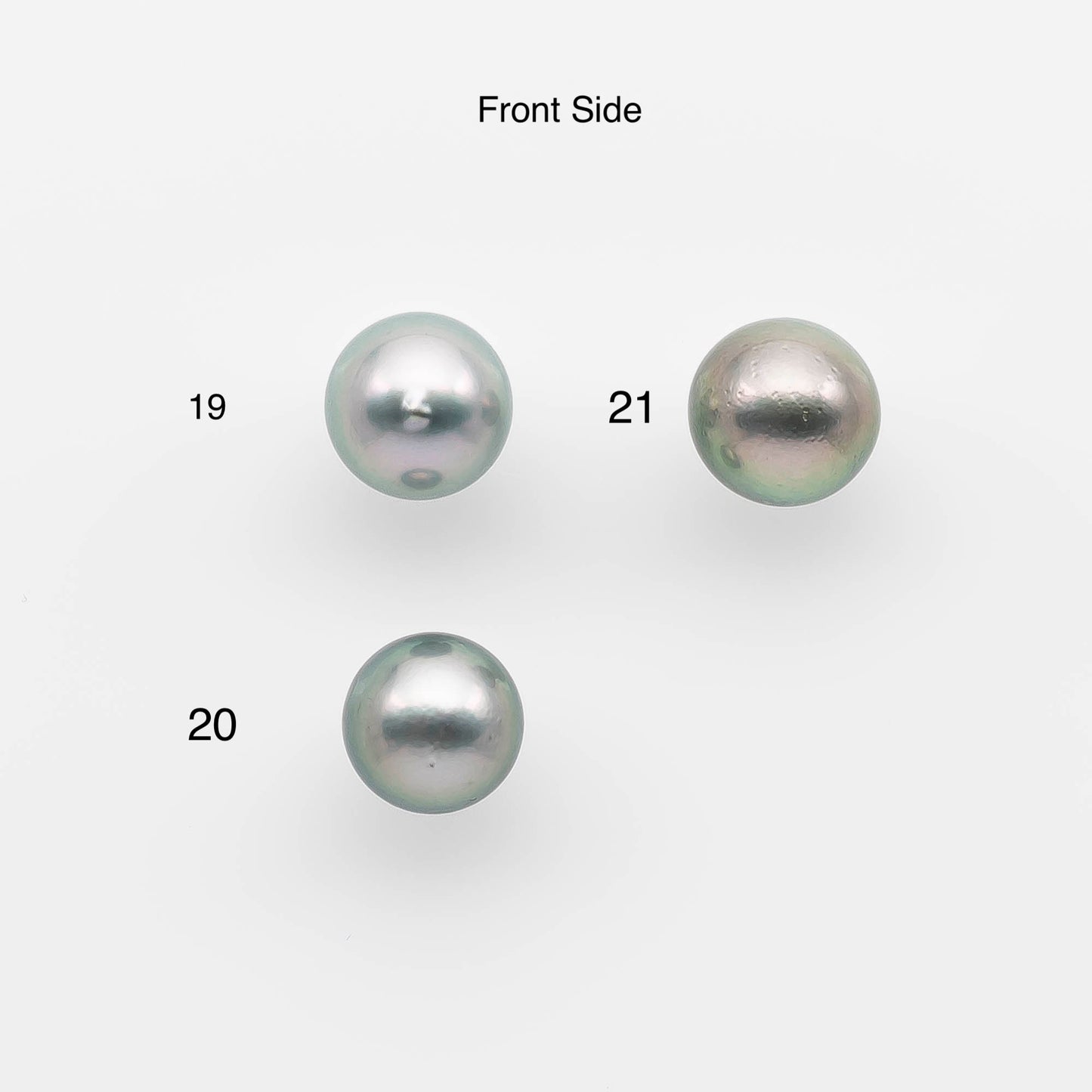 10-11mm Tahitian Pearl Round with High Luster and Natural Color  with Blemishes, Loose Single Piece Undrilled, SKU # 2098TH