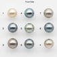 10-11mm Tahitian Pearl Round with High Luster and Natural Color  with Blemishes, Loose Single Piece Undrilled, SKU # 2098TH