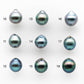 8-9mm High Quality Tahitian Pearl in Natural Color and Very Nice Luster, Single Piece Loose Undrilled for Making Jewelry SKU # 2043TH