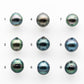 8-9mm Tahitian Pearl Drop with High Luster and Natural Color with Minor Blemishes, Loose Single Piece Undrilled, SKU # 2048TH