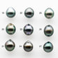 9-10mm High Quality Tahitian Pearl in Natural Color and Very Nice Luster, Single Piece Loose Undrilled, SKU #2050TH