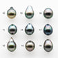 9-10mm High Quality Tahitian Pearl in Natural Color and Very Nice Luster, Single Piece Loose Undrilled for Making Jewelry SKU # 2051TH