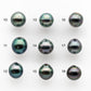 9-10mm Undrilled Drop Tahitian Pearl in High Luster and Natural Color with Minor Blemishes, Loose Single Piece, SKU # 2053TH