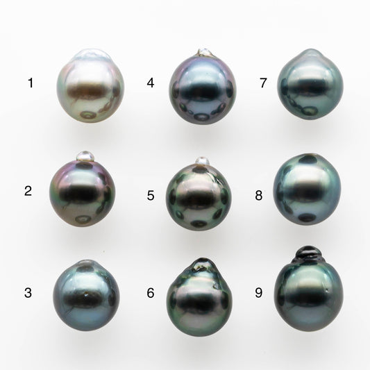 11-12mm High Quality Tahitian Pearl in Natural Color and Very Nice Luster, Single Piece Loose Undrilled for Making Jewelry SKU # 2059TH