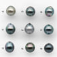 9-10mm Colorful Tahitian Pearl Single Piece Drop in Natural Color and High Luster, Loose Undrilled, SKU #2124TH