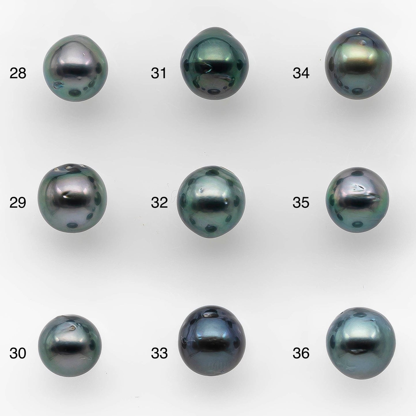 8-9mm Tahitian Pearl Drop with High Luster and Natural Color with Minor Blemishes, Loose Single Piece Undrilled, SKU # 2127TH