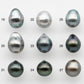 10-11mm High Quality Tahitian Pearl Drop in Natural Color and Very Nice Luster, Single Piece Loose Undrilled, SKU # 2153TH