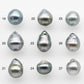 10-11mm Tahitian Pearl Drop with High Luster and Natural Color with Minor Blemishes, Loose Single Piece Undrilled, SKU # 2155TH