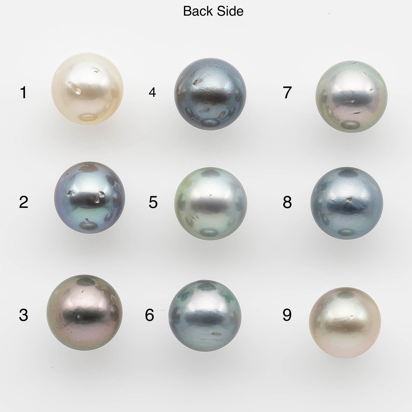 10-11mm Tahitian Pearl Round with High Luster and Natural Color  with Blemishes, Loose Single Piece Undrilled, SKU # 2098TH