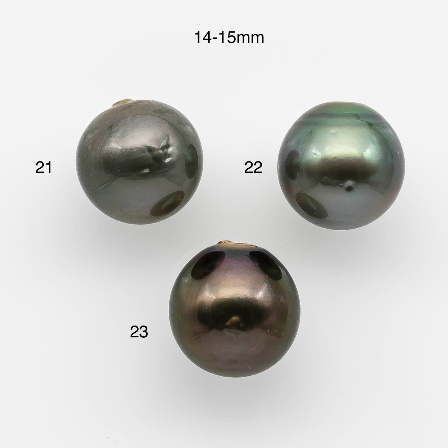 11-16mm Tahitian Pearl with High Luster and Natural Color with Minor Blemishes, Loose Single Piece Undrilled, SKU # 2159TH